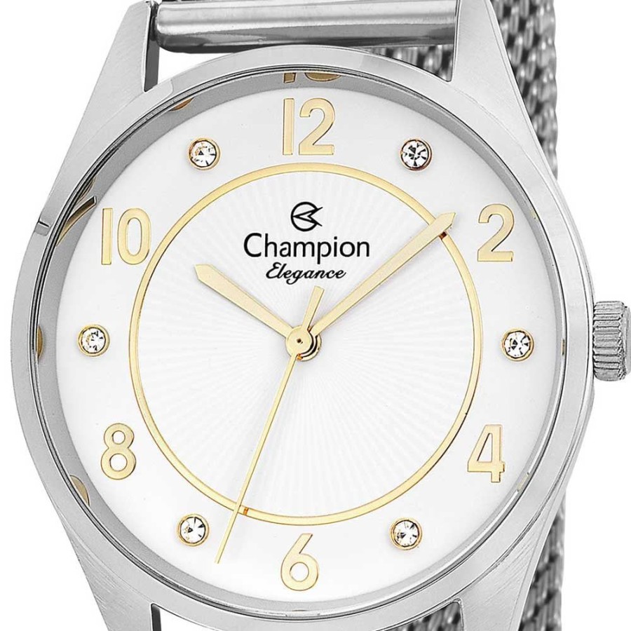 Feminino Champion | Relogio Champion Feminino Elegance Cn25690Q