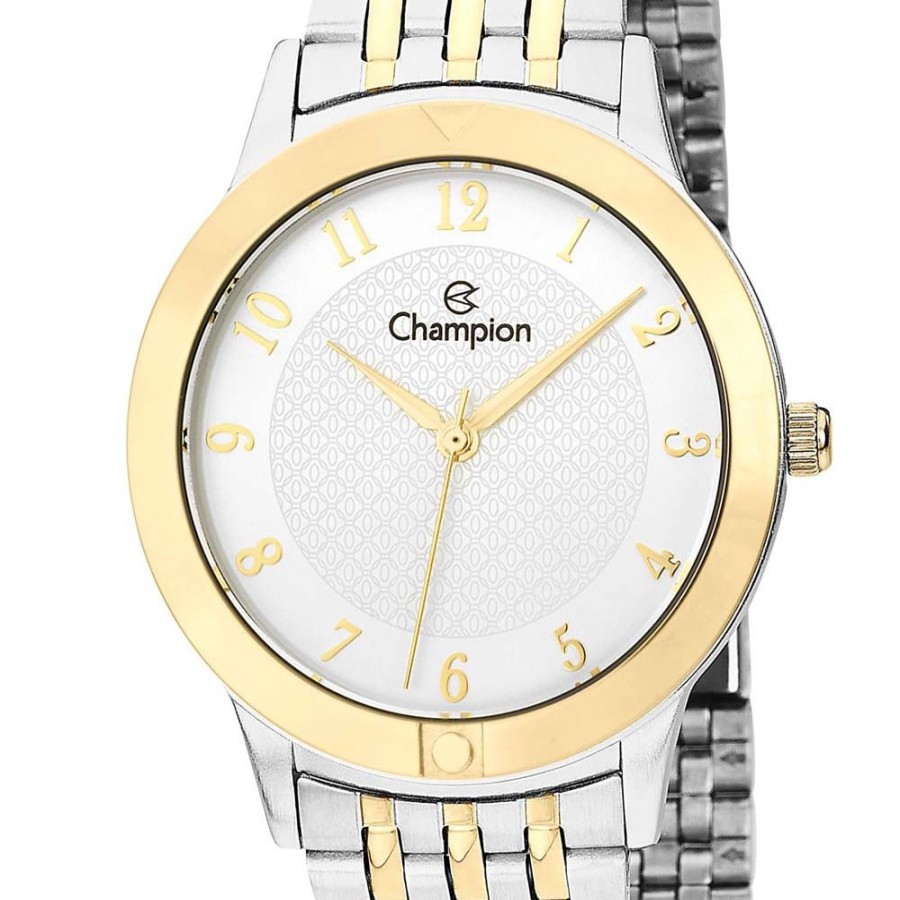 Feminino Champion | Kit Relogio Champion Feminino Com Colar E Brincos Ch22975W