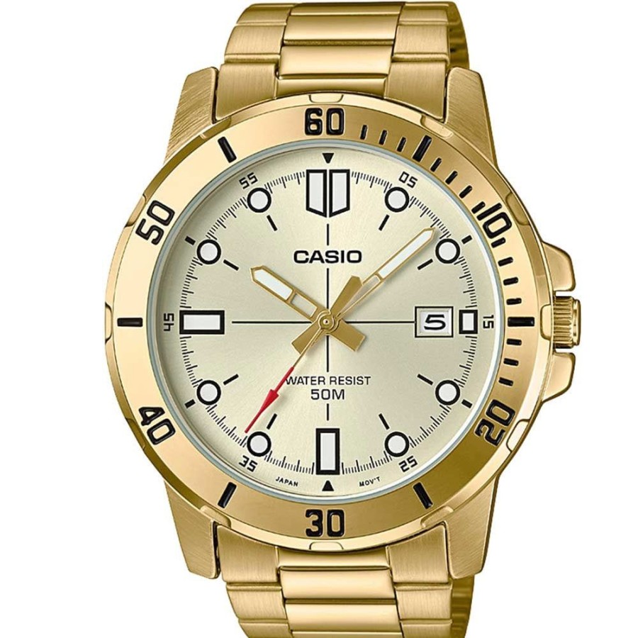 Masculino Casio | Relogio Casio Masculino Collection Mtp-Vd01G-9Evudf