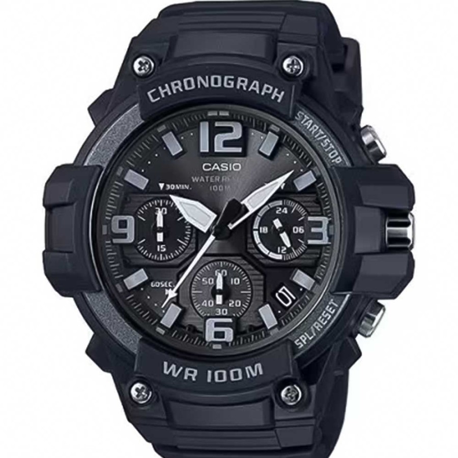 Masculino Casio | Relogio Casio Masculino Cronografo Mcw-100H-1A3Vdf