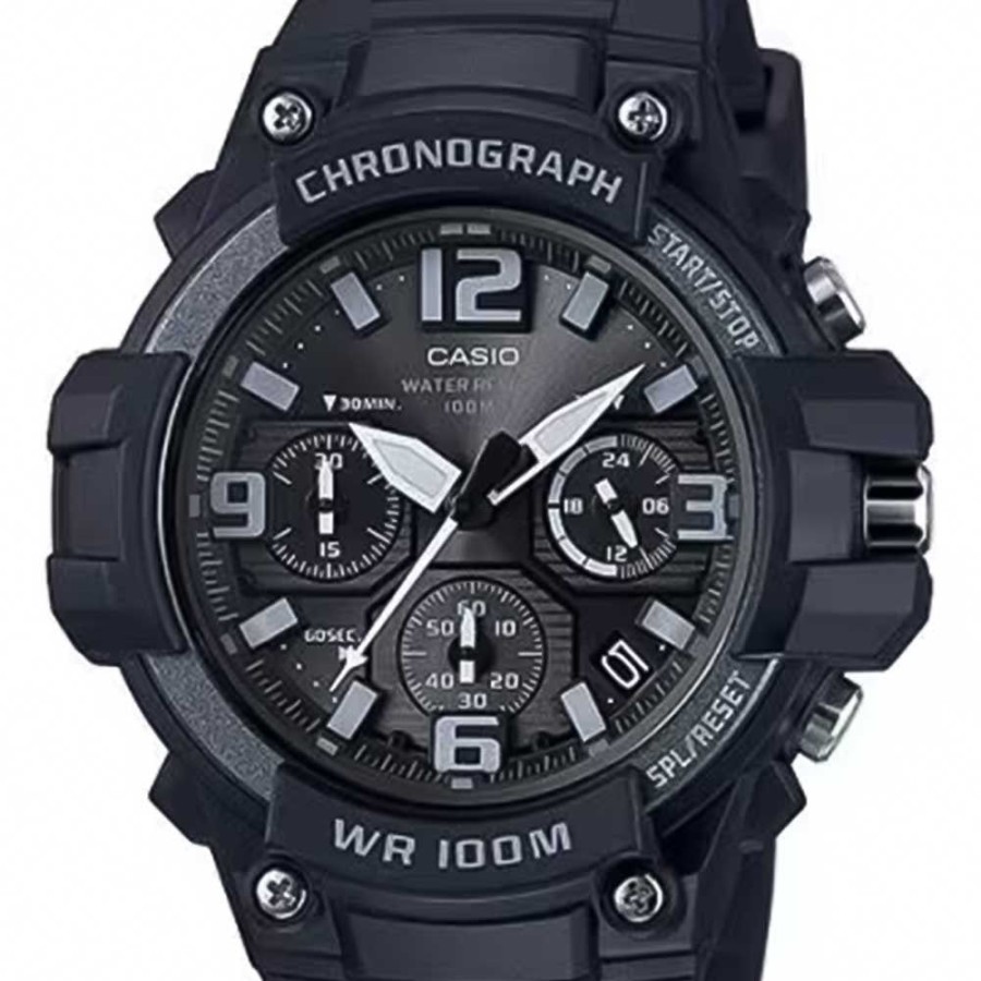 Masculino Casio | Relogio Casio Masculino Cronografo Mcw-100H-1A3Vdf