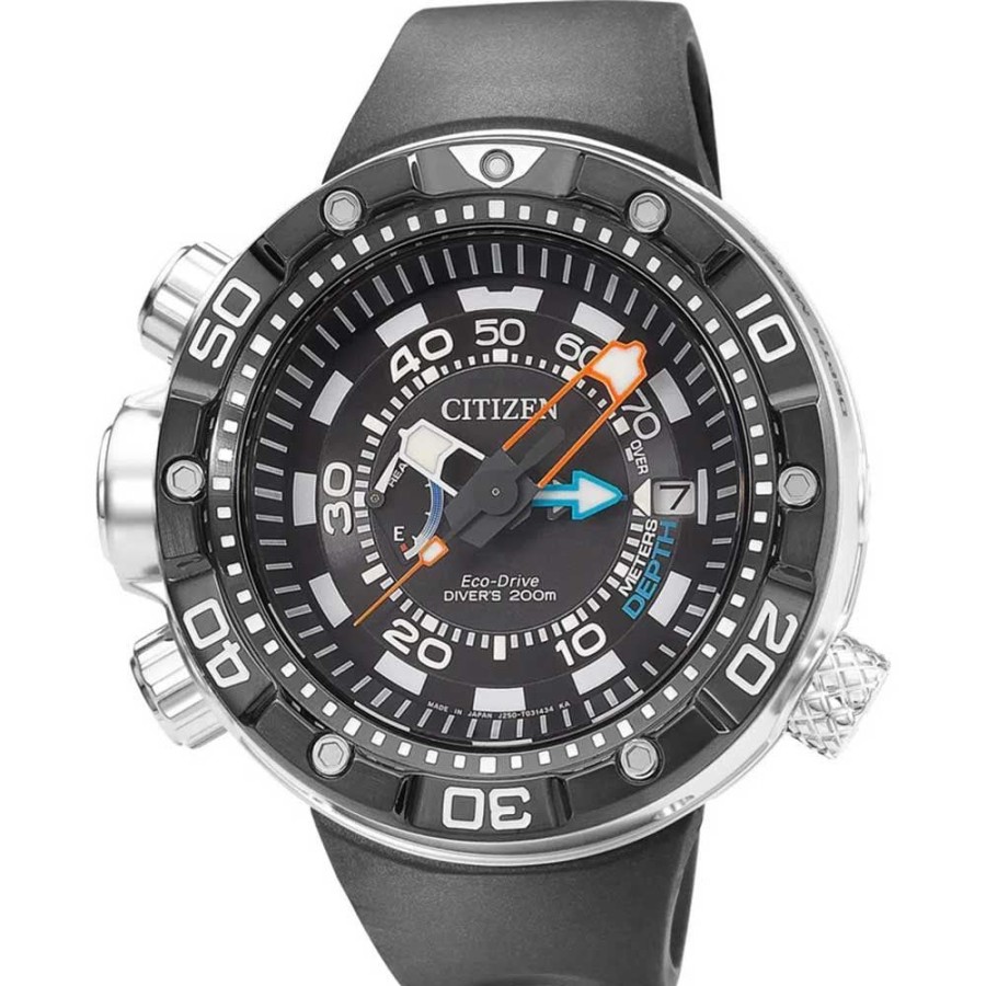 Masculino Citizen | Relogio Citizen Masculino Aqualand Eco-Drive Bn2024-05E