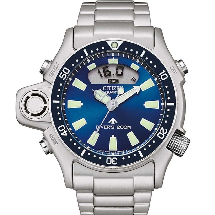 Masculino Citizen | Relogio Citizen Masculino Aqualand Promaster Jp2000-67L