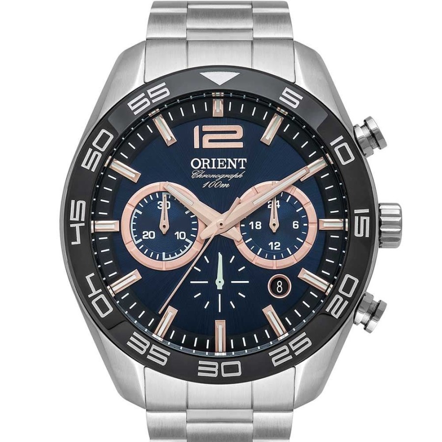 Masculino Orient | Relogio Orient Masculino Chronograph Mbssc241D2Sx