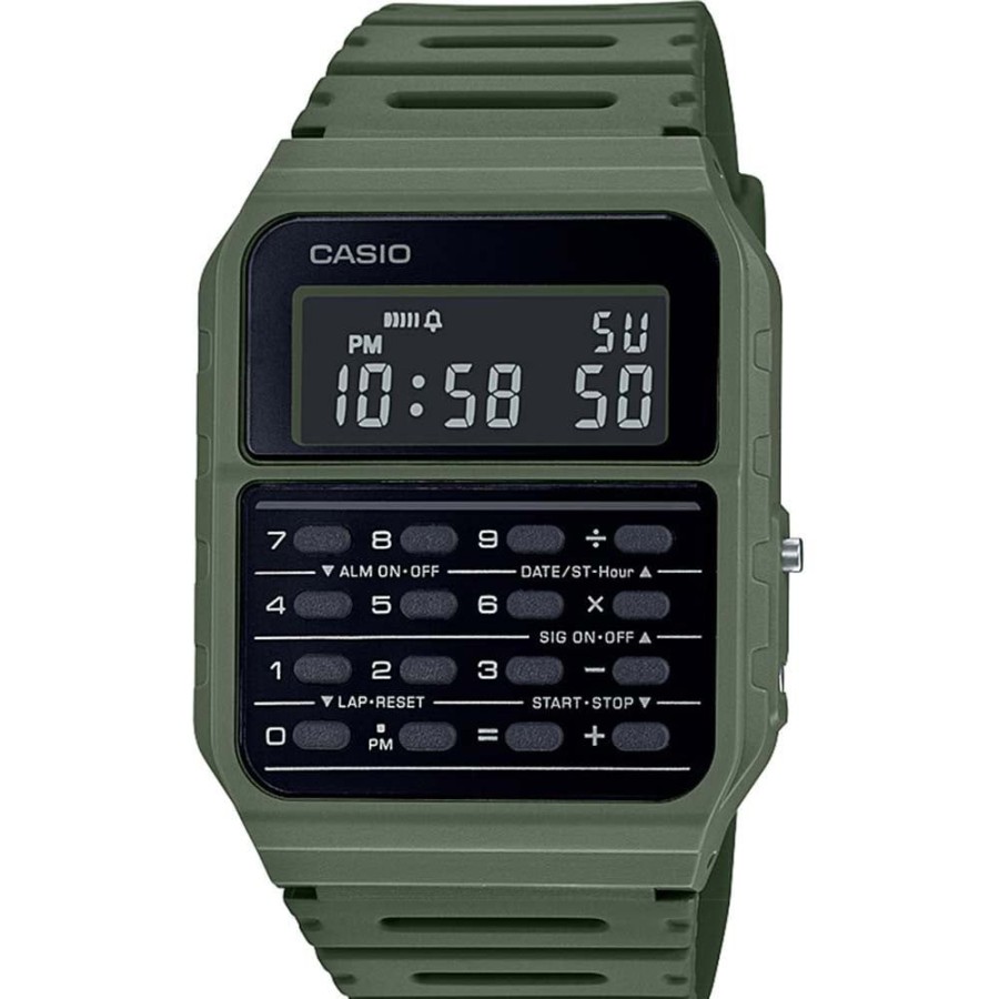 Masculino Casio | Relogio Casio Masculino Data Bank Calculadora Ca-53Wf-3Bdf