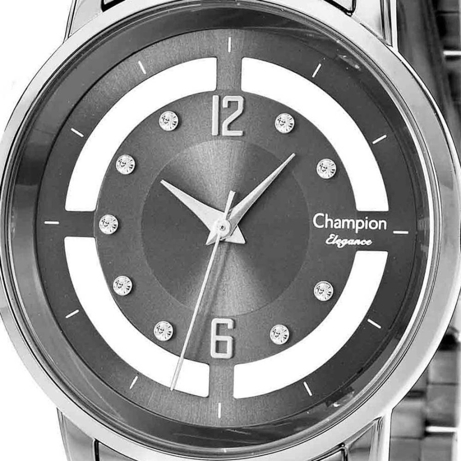 Feminino Champion | Relogio Champion Feminino Elegance Cn20891T