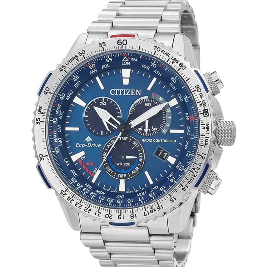 Masculino Citizen | Relogio Citizen Masculino Promaster Eco-Drive Cb5000-50L