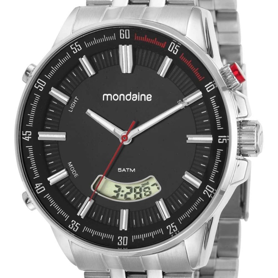 Masculino Mondaine | Relogio Mondaine Masculino Anadigi 32408G0Mvne2