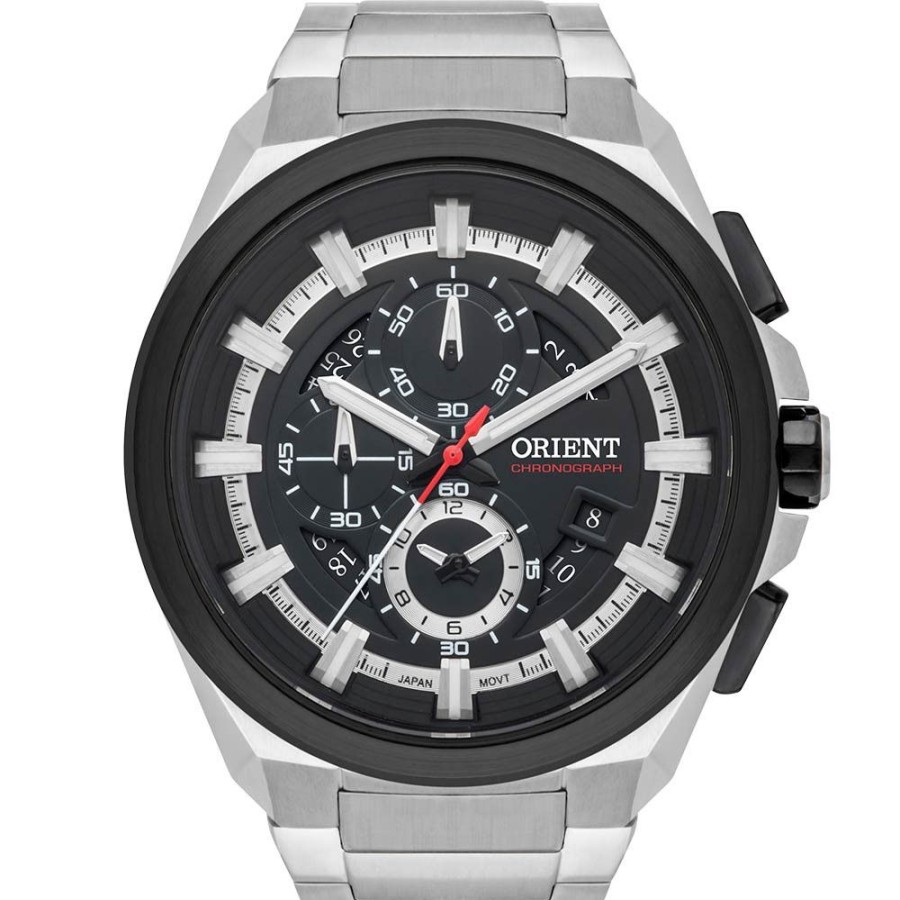 Masculino Orient | Relogio Orient Masculino Chronograph Mbssc234P1Sx