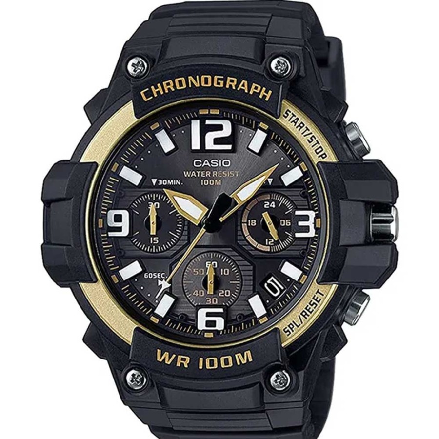 Masculino Casio | Relogio Casio Masculino Cronografo Mcw-100H-9A2Vdf