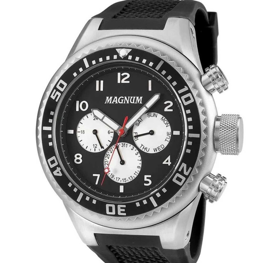 Masculino Magnum | Relogio Magnum Masculino Multifuncao Ma34012T