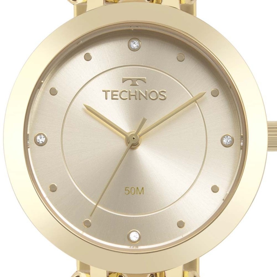 Feminino Technos | Relogio Technos Feminino Elos Dourados 2035Mwl/1X